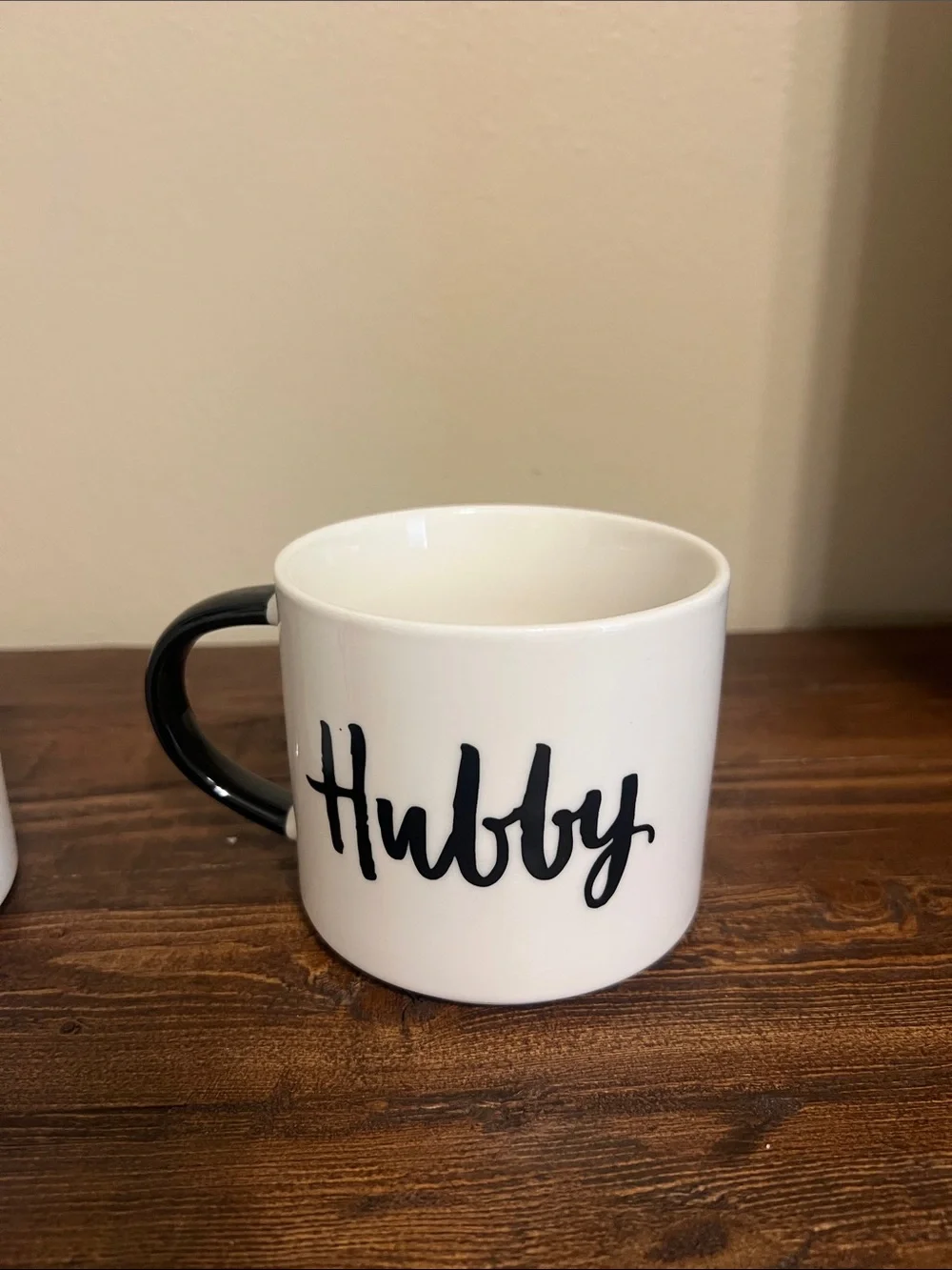 Threshold White Porcelain Mug with Black Logo